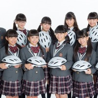 東京都、さくら学院＆ハローキティを自転車用ヘルメット着用啓発活動に起用 画像