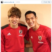 サッカー日本代表・槙野智章、ケルンの後輩・大迫勇也と再会 画像