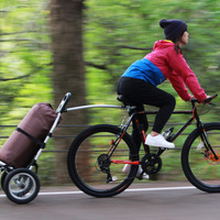 長尺物も運べる自転車用「モバイルサイクルトレーラー」発売 画像