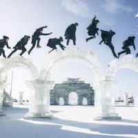 ジェイソン・ポールが氷の彫刻の中をフリーランニングする最新動画公開 画像