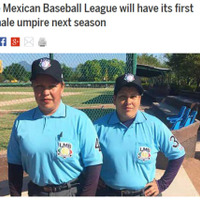【MLB】野球界で着々と進む女性進出、来季から3Aメキシコリーグで女性審判誕生 画像