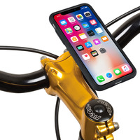 iPhone Xを独自のロックシステムで固定する自転車ホルダー発売 画像