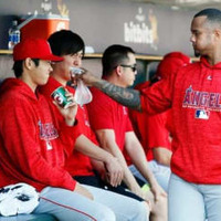 大谷翔平、元女房役マルドナードと再会…2人のハグ写真をアストロズが公開 画像