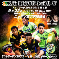 日本ラグビー界初！サントリーサンゴリアス VS NECグリーンロケッツ戦で「始球キック」実施 画像