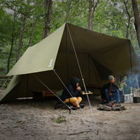 自由に設営できるテント兼タープ「ヌノイチ」発売 画像