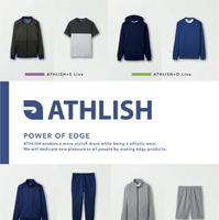 富士ヨット学生服の明石スクールユニフォームカンパニー、新スポーツウエア「ATHLISH」発表 画像