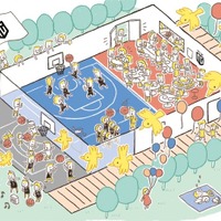 屋内・屋外バスケットボールコートを併設した日本初の飲食施設「SG-Park」がオープン 画像