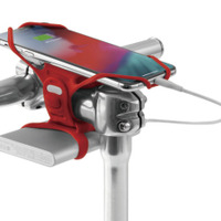 モバイルバッテリーも固定できる自転車用スマホホルダー「BikeTie」発売 画像
