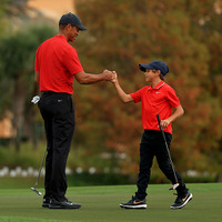 【ゴルフ】タイガー・ウッズの11歳息子は「恐れ知らず」　父のライバルが才能に太鼓判 画像