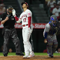 【MLB】大谷翔平、“疑惑の判定”に泣かされる　SNSでは球審に怒りの声「ザ・オオタニゾーン」 画像