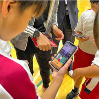 【Dリーグ】CyberAgent Legit  TAKUMIが釜石市の小学校でAIダンスレッスン 画像