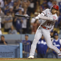 【MLB】大谷翔平、土壇場の三塁打でノーヒットノーランを打ち砕く　25回連続無得点もストップ 画像