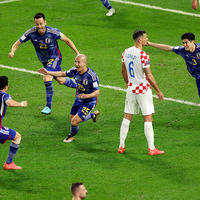 【カタールW杯】日本代表、前田大然のゴールでクロアチア相手に先制　史上初ベスト8進出へリードで折り返し 画像