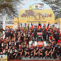 【WRC】第7戦サファリ・ラリー・ケニアはトヨタが2年連続1-2-3-4フィニッシュ　「勝利への情熱を求めた」とラトバラ 画像