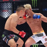【超RIZIN2】堀口恭司、“クソガキ退治”ならずゴング25秒でノーコンテスト 左指が神龍の目に入り続行不能 画像