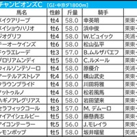 【チャンピオンズC／前日オッズ】セラフィックコールに「2.1.0.1」の追い風　単勝7倍以上も5連対の好成績 画像