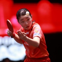 張本美和が“世界女王超え”で初勝利なるか　孫穎莎との大一番、初出場の15歳がベスト8進出目指す【WTTシンガポールスマッシュ】 画像