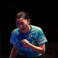 張本美和が大逆転で決勝進出へ先陣切る　ベンチの伊藤美誠が“助言”、早田ひな、平野美宇へつなぐ【世界卓球】 画像