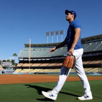 【MLB】大谷翔平、ブルペンで術後最多30球を投げ込み ド軍は優勝マジック「7」、プレーオフ登板の可能性は…… 画像