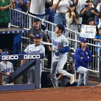 【MLB】史上初「50-50」を達成した大谷翔平、「一生忘れられない日になる」と喜ぶ　3打席連発含む6安打10打点に「自分が一番ビックリ」 画像