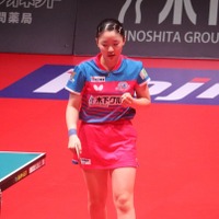 張本美和に芽生える主力の自覚「毎試合毎試合を大事にする」　ダブルス敗戦には反省も、2点起用継続で勝利に貢献【Tリーグ】 画像