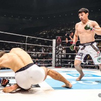 【RIZIN.48】「人形のように倒れた」カザフスタンの“処刑人”ダウトベック、衝撃の“108秒殺”　左ストレート一撃で7戦連続1RKO勝ち 画像