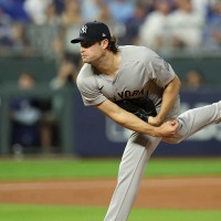 【MLB】ジャッジ不振でも……ヤンキースがリーグ優勝決定シリーズ進出 7回1失点サイ・ヤング賞右腕コールがエースの貫禄 画像
