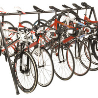 8台もの自転車を駐輪できるバイシクルディスプレイ 画像