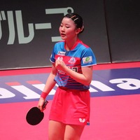 張本美和が第3マッチで赤江夏星に3－1勝利　開幕戦で快勝も「前回のことは全部忘れて新しい気持ちで勝負ができた」【Tリーグ】 画像