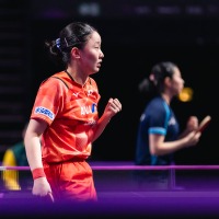 張本美和、フルゲームの激闘も「緊迫した試合で冷静さを保った」 世界37位の豪州選手と再び接戦も勝利で2回戦進出【WTTチャンピオンズモンペリエ】 画像