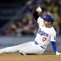 【MLB】大谷翔平、初回に“激走”で先制のホーム踏む 3試合連続安打→今季7個目の盗塁成功でチャンスメーク 画像