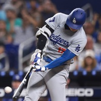 【MLB】大谷翔平、悪天候で3時間遅れも動じず 160キロ中前打で先頭打者がチャンスメイク、佐々木朗希は初白星なるか 画像