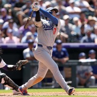 【MLB】全然落ちてこない……大谷翔平の28号アーチ、高弾道連発の“スライダー強振”で「滞空時間6.6秒」 自身6番目の打球角度に 画像