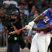 【MLB】“打球最速男”クルーズ、HRダービーで異次元の「156メートル弾」 公式驚愕の場外弾「もはや手に負えない」 画像