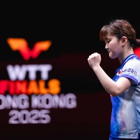 大藤沙月がカットマン・橋本帆乃香を圧倒　注目の日本人対決を“4－0ストレート勝ち”で制し準々決勝進出【WTTファイナルズ香港】 画像
