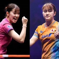 長﨑美柚は世界女王・孫穎莎と、大藤沙月は新星サウスポー・蒯曼と激突　同士討ちを制した日本女子2選手は中国撃破なるか【WTTファイナルズ香港】 画像