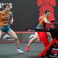 張本美和＆早田ひなの中国撃破に現地メディア賛辞「優勝の可能性」　初V王手の“みわひな”ペアは「経験豊富でトップクラス」【シンガポールスマッシュ】 画像