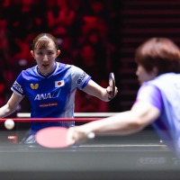 早田ひな、世界5位の蒯曼とのフルゲーム激闘を制し初白星　“日中サウスポー対決”に意地の勝利でベスト8進出【シンガポールスマッシュ】 画像