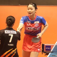 張本美和、シングルス“10戦全勝”達成に「すごくうれしい」　全日本女王で殻を破った17歳エースが意気込み【Tリーグ】 画像