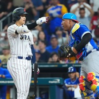 【WBC2026】打撃妨害？大谷翔平のチャレンジ実らず……ファールチップを“ミット接触”と勘違いか 画像