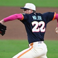 【MLB】「防御率0.00」パドレスの最強守護神ミラー、今季打者24人で19K「三振割合79.2％」　“平均163キロ”のフォーシームで無双中 画像