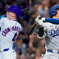 【MLB】ロバーツ監督、2本塁打のPCAを称賛　大谷翔平とのMVP争いについて「予想を覆し、接戦に持ち込んでいる」と見解示す 画像
