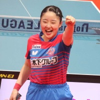 「世界ランキングでは上にいますが……」張本美和が語ったエースへの考え　神奈川を勝利に導いた18歳は「3連覇を目指す」【Tリーグ】 画像