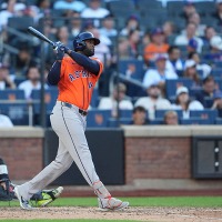 【MLB】「依然として最有力」14年ぶりの三冠王誕生の可能性　アルバレスが驚異の“9部門首位”、公式は偉業を阻むライバルたちに言及 画像