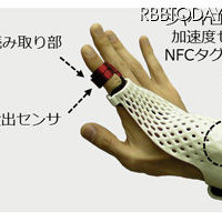 富士通研、作業現場向けグローブ型ウェアラブルデバイスを開発 画像