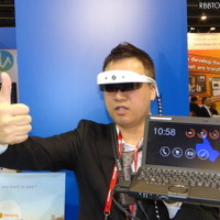 【MWC14】大阪発のウェアラブルOS「mirama」、新感覚のジェスチャー操作 画像