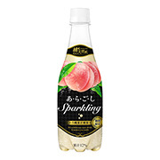 濃厚な味わいの炭酸飲料「桃の天然水 あ・ら・ご・しSPARKLING」登場 画像