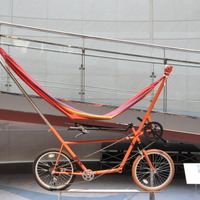 ハンモックと自転車の組み合わせ…Hammock BIKE　東京サイクルデザイン専門学校 卒業制作展 画像
