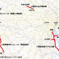 東京都、広域交通計画の中間報告を発表…鉄道5線区盛り込む 画像