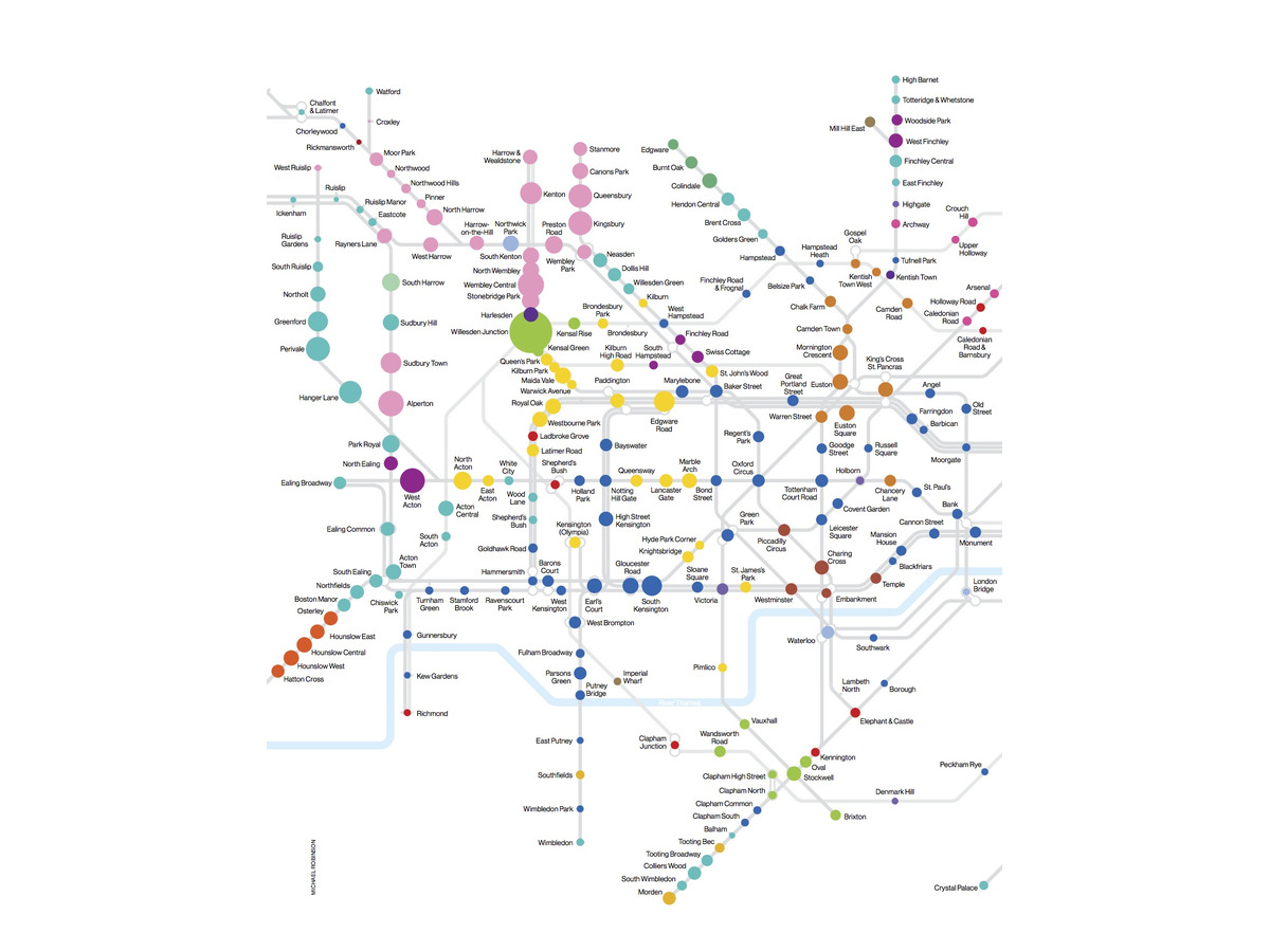 London Stroll 多民族都市ロンドン 地下鉄マップで多様性とコミュニティーの分布を表現 Cycle やわらかスポーツ情報サイト